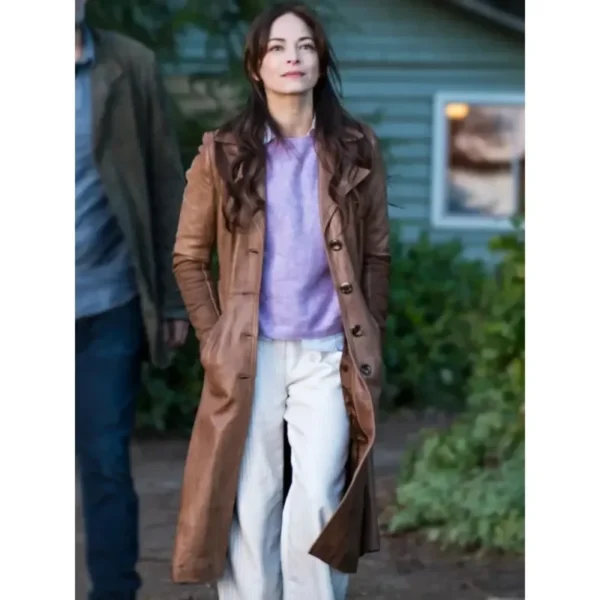 Murder in a Small Town Cassandra Lee Leather Coat