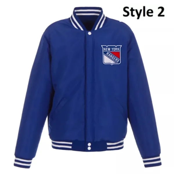 NY Rangers Bomber Jacket - Image 3