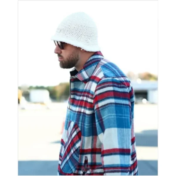 Travis Kelce Cheif vs Panther Plaid Jacket - Image 5