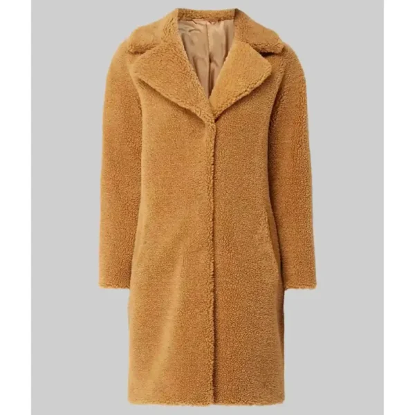 We Live in Time Almut Shearling Coat - Image 4