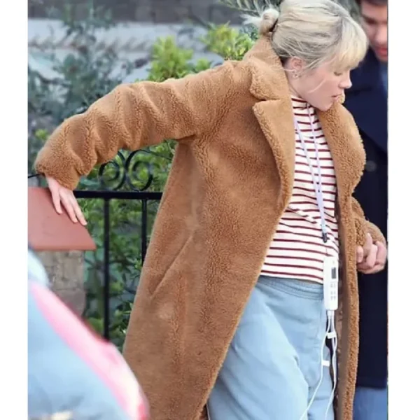 We Live in Time Almut Shearling Coat - Image 6