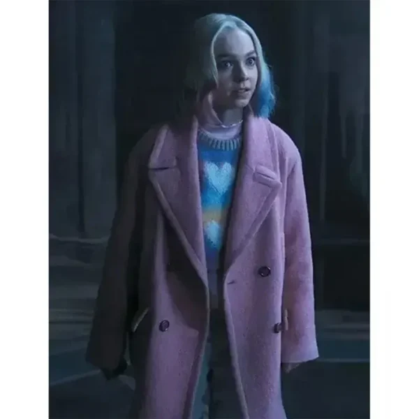 Wednesday S02 Enid Sinclair Pink Coat