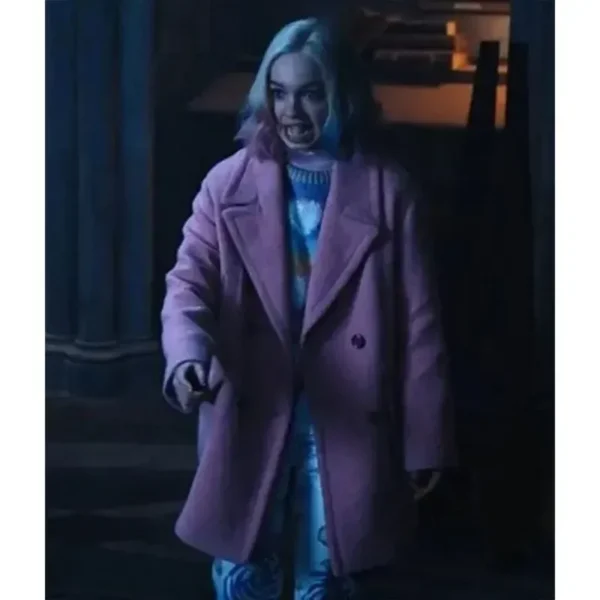 Wednesday S02 Enid Sinclair Pink Coat - Image 4