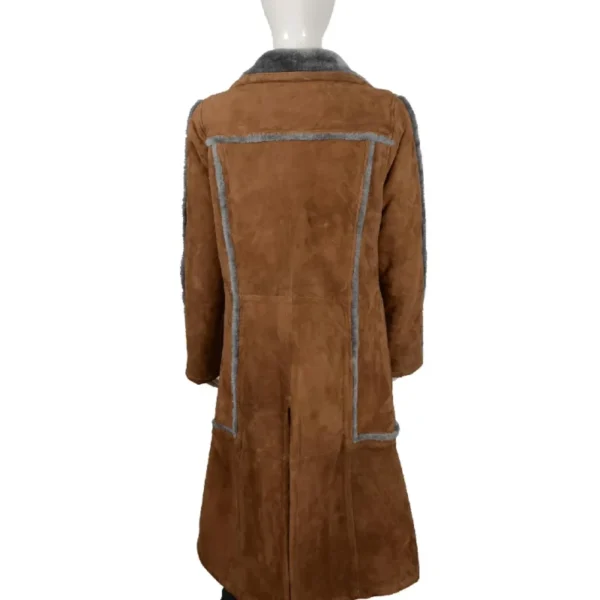 Yellowstone Beth Dutton Suede Leather Coat - Image 4