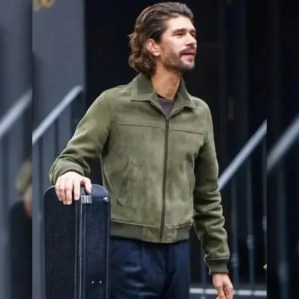 Black Doves Ben Whishaw Suede Jacket