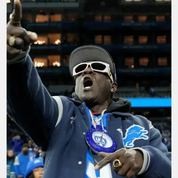 Flavor Flav Detroit Lions Bomber Jacket - Image 4