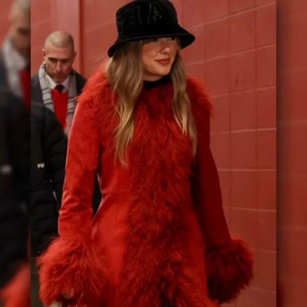 Taylor Swift Chiefs Fur Coat