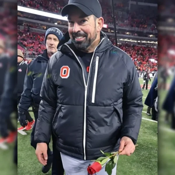 Tennessee v Ohio State Ryan Day Hooded Jacket - Image 4