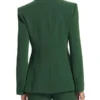 The Voice S26 Reba McEntire Green Embellished Fringed Blazer - Image 5
