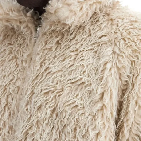 Travis Kelce MARNI Oat Shaggy Jacket - Image 4