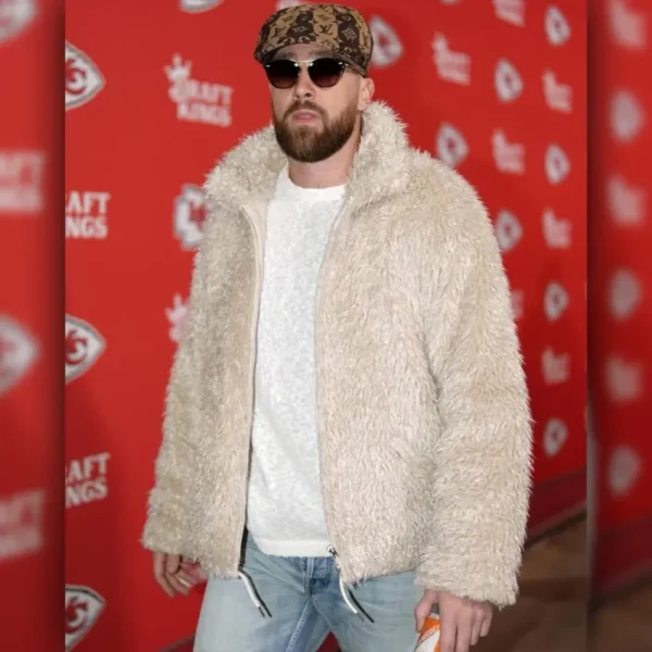 Travis Kelce MARNI Oat Shaggy Jacket - Image 5