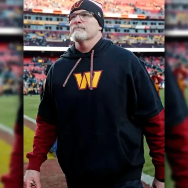 Washington Commanders Coach Dan Quinn Game Hoodie - Image 5