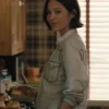 Yellowstone Monica Dutton White Denim Shirt - Image 3