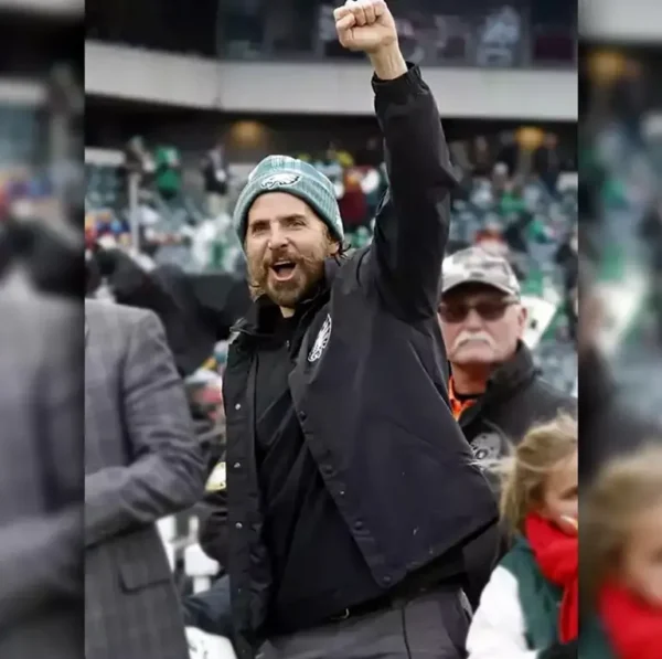 Bradley Cooper Eagles Black Jacket - Image 2