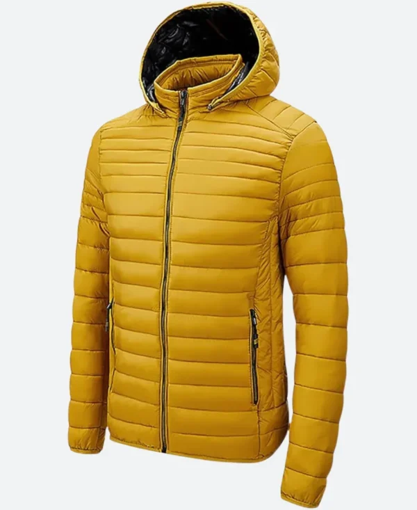 Craig T. Nelson Green and Gold Puffer Jacket - Image 2