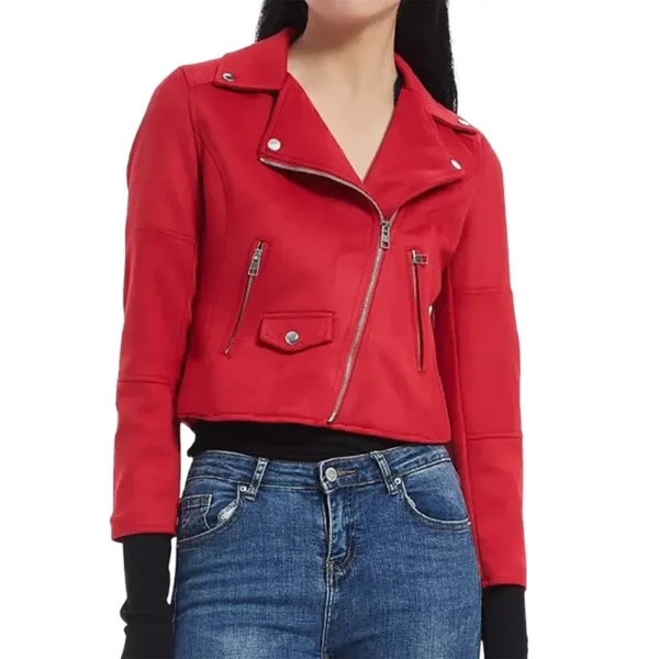 Doctor Who Nicola Coughlan Red Jacket - Image 3