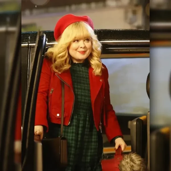 Doctor Who Nicola Coughlan Red Jacket - Image 5