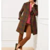 General Hospital 2024 Carolyn Hennesy Plaid Coat - Image 2