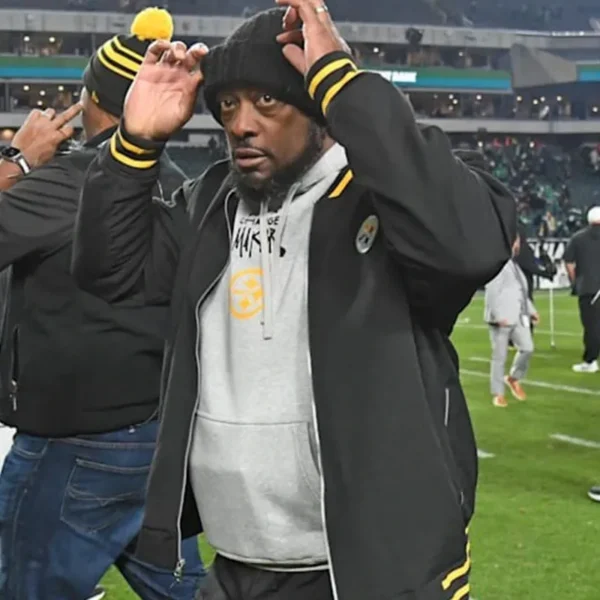 Mike Tomlin Pittsburgh Steelers Black Jacket