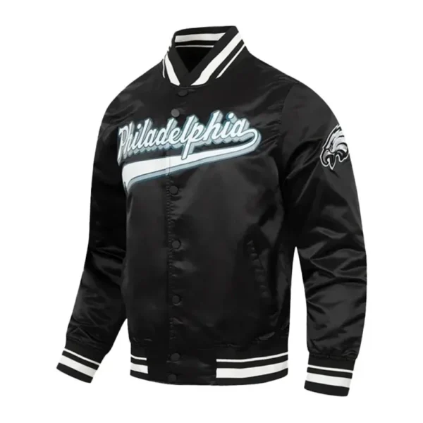 Nick Foles Philadelphia Eagles Black Jacket - Image 2