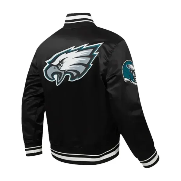Nick Foles Philadelphia Eagles Black Jacket - Image 3