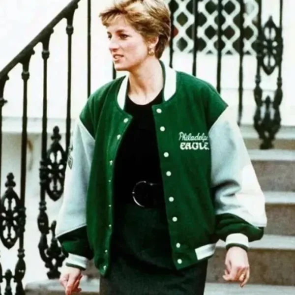 Princess Diana Philadelphia Eagles Jacket - Image 2
