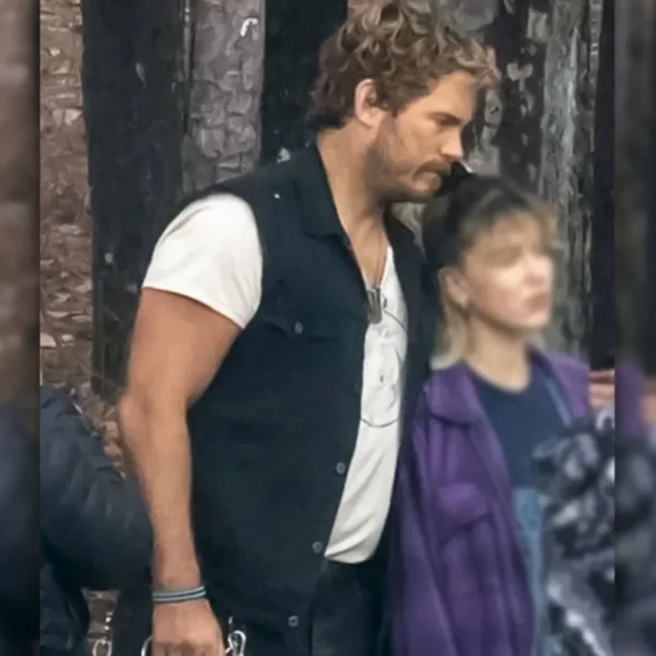 The Electric State Chris Pratt Black Vest - Image 4