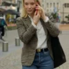 The Perfect Setting Laci J Mailey Checked Blazer - Image 4