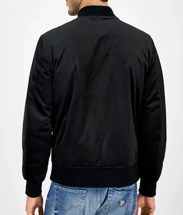 The Talk Akbar Embroidered Bomber Jacket - Image 3