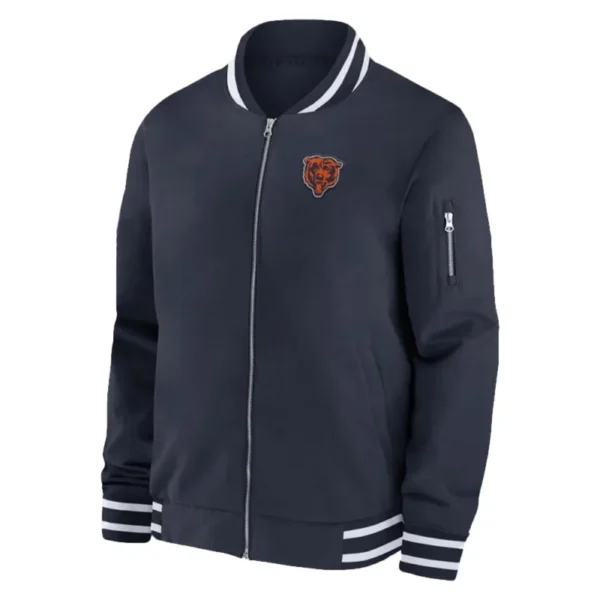 Thomas Brown Chicago Bears Bomber Jacket - Image 2