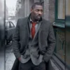 Grey Idris Elba DCI John Luther Coat - Image 6