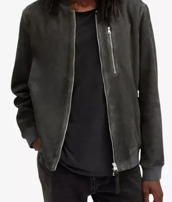 The Equalizer S5 Cliff Zip Suede Jacket - Image 2