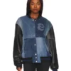 The Flip Off 2025 Christina Hall Denim Varsity Jacket - Image 3