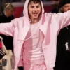 Timothee Chalamet Berlin Film Festival Pink Hoodie