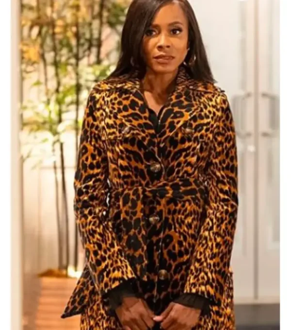Beyond the Gates Hayley Lawson Leopard Trench Coat