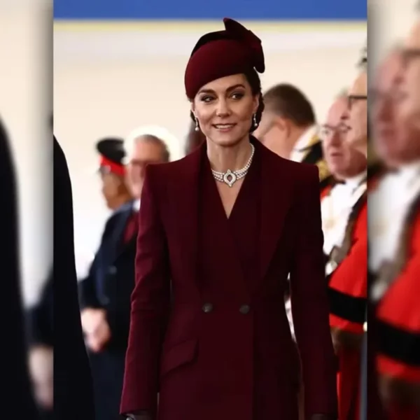 Ceremonial Welcome Kate Middleton Coat - Image 5