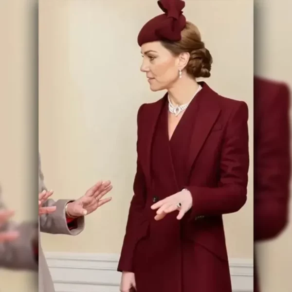 Ceremonial Welcome Kate Middleton Coat - Image 6