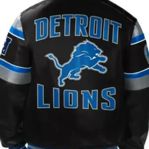 Detroit Lions Leather Jacket
