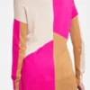 Happy’s Place S01 Melissa Peterman Colorblock V-Neck Top - Image 3