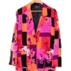 Home Town Takeover S03 Pauline Multicolor Floral Print Blazer - Image 2