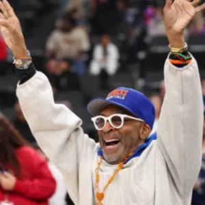 Spike Lee Grey Knicks hoodie