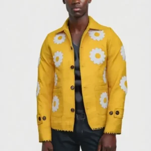 The Voice John Legend Yellow Daisy Appliqu Jacket