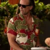 The White Lotus S03 Walton Goggins Crane-Printed Aloha Shirt