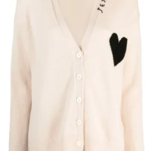 9-1-1 Maddie Kendall White Heart Cardigan