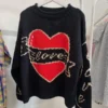 Bad Sisters S02 Eve Hewson Love Heart Sweater