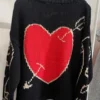 Bad Sisters S02 Eve Hewson Love Heart Sweater