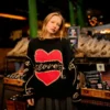 Bad Sisters S02 Eve Hewson Love Heart Sweater