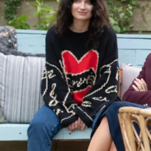 Bad Sisters S02 Eve Hewson Love Heart Sweater