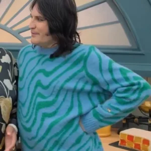Great British Bake Off Noel Fielding Zebra Print Jumper
