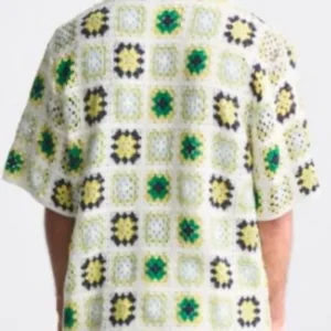 Great British Bake Off S015 Green Crochet Shirt